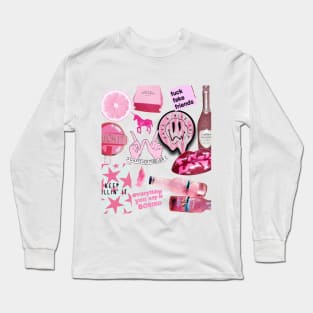 pretty in pink Long Sleeve T-Shirt